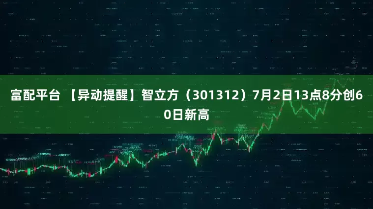 富配平台 【异动提醒】智立方（301312）7月2日13点8分创60日新高